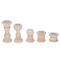 12 Pack: Wood Candle Holders Set by Make Market®